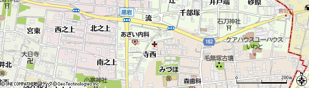 愛知県一宮市浅井町尾関同者8-2周辺の地図