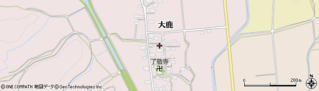 滋賀県米原市大鹿202周辺の地図