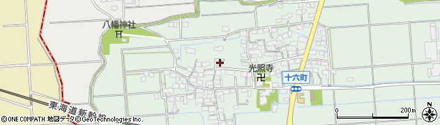 岐阜県大垣市十六町146周辺の地図