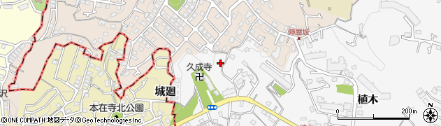 神奈川県鎌倉市植木495-1周辺の地図