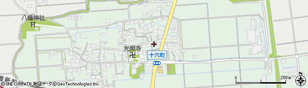 岐阜県大垣市十六町225周辺の地図