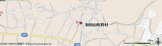兵庫県朝来市和田山町野村249周辺の地図