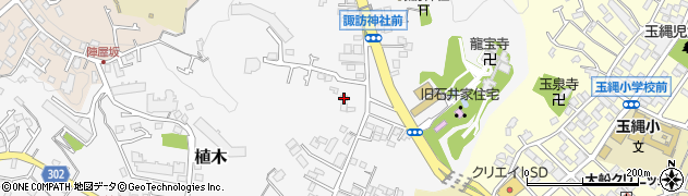 神奈川県鎌倉市植木191周辺の地図