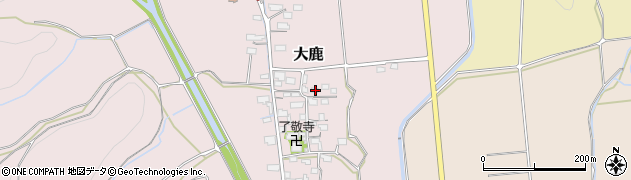滋賀県米原市大鹿205周辺の地図