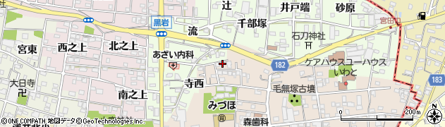 愛知県一宮市浅井町尾関同者4周辺の地図
