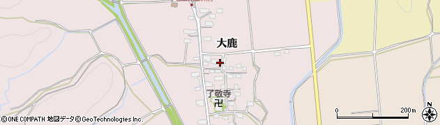 滋賀県米原市大鹿203周辺の地図