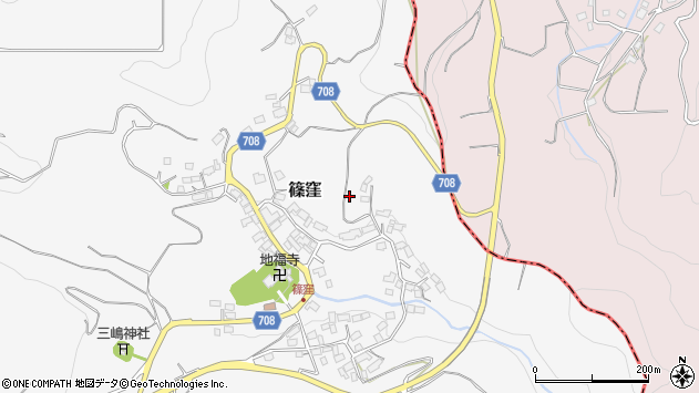 〒258-0011 神奈川県足柄上郡大井町篠窪の地図