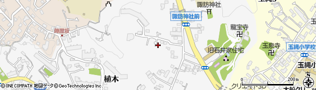 神奈川県鎌倉市植木206周辺の地図
