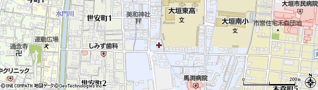 岐阜県大垣市美和町1716周辺の地図
