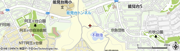 神奈川県横浜市金沢区能見台森周辺の地図