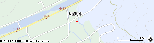 兵庫県養父市大屋町中1003周辺の地図