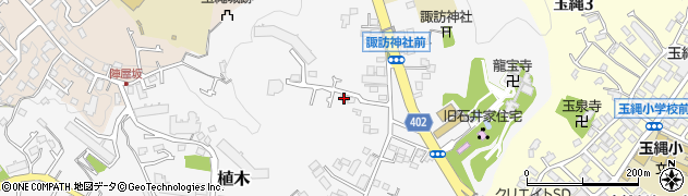 神奈川県鎌倉市植木207-1周辺の地図