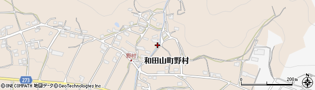 兵庫県朝来市和田山町野村285周辺の地図
