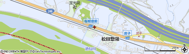 松田山入口周辺の地図