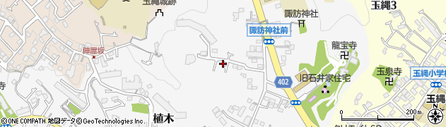 神奈川県鎌倉市植木208周辺の地図