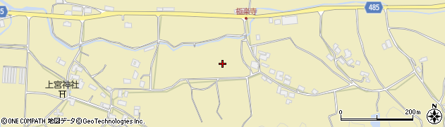 京都府綾部市白道路町（岡田）周辺の地図