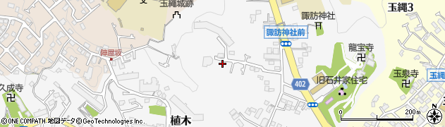 神奈川県鎌倉市植木210周辺の地図