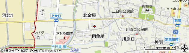 愛知県犬山市羽黒北金屋8周辺の地図