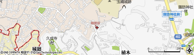 神奈川県鎌倉市植木433周辺の地図