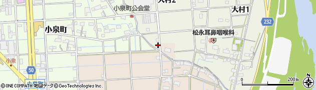 岐阜県大垣市直江町61周辺の地図