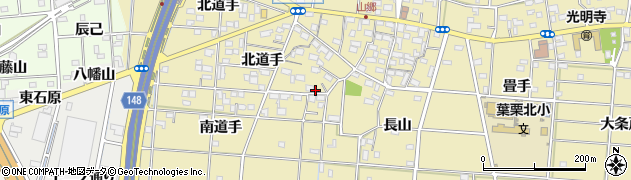 愛知県一宮市光明寺山屋敷154周辺の地図