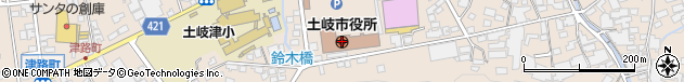 岐阜県土岐市周辺の地図