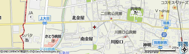 愛知県犬山市羽黒北金屋2周辺の地図