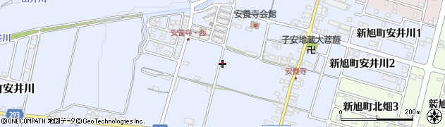 滋賀県高島市新旭町安井川周辺の地図