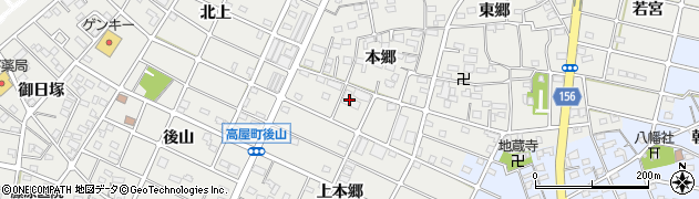 愛知県江南市勝佐町本郷175周辺の地図