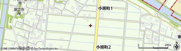 羽島茶屋新田線周辺の地図