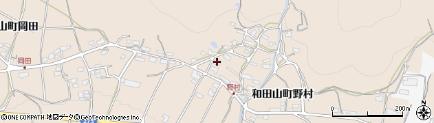兵庫県朝来市和田山町野村172周辺の地図