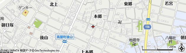 愛知県江南市勝佐町本郷184周辺の地図