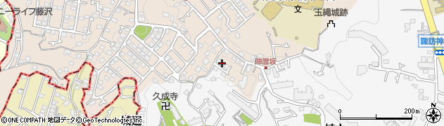 神奈川県鎌倉市城廻354周辺の地図