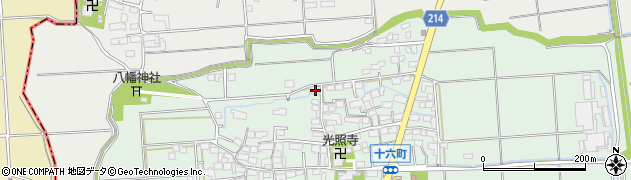 岐阜県大垣市十六町137周辺の地図