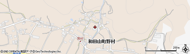 兵庫県朝来市和田山町野村288周辺の地図