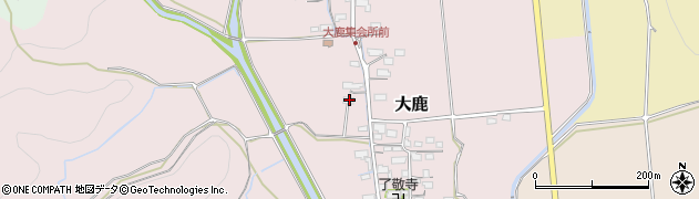 滋賀県米原市大鹿380周辺の地図
