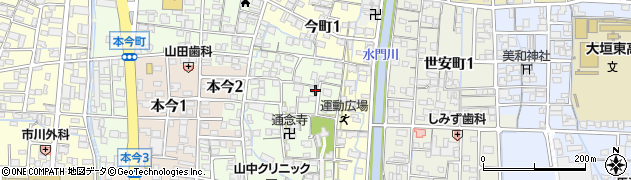 岐阜県大垣市本今町229周辺の地図