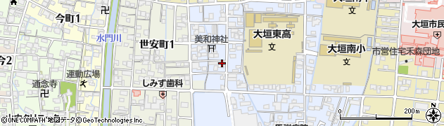 岐阜県大垣市美和町1725周辺の地図