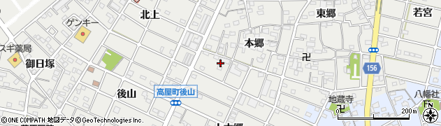 愛知県江南市勝佐町本郷45周辺の地図