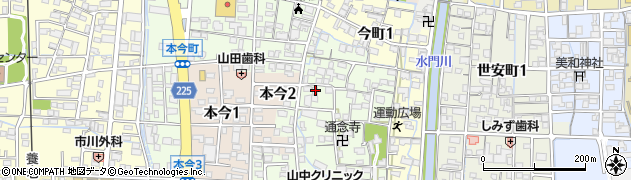 岐阜県大垣市本今町251周辺の地図