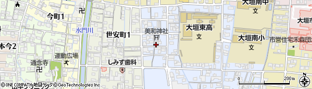 岐阜県大垣市美和町1731周辺の地図