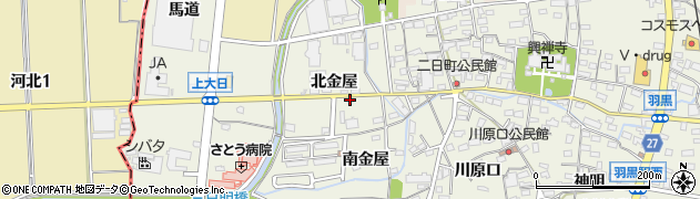 愛知県犬山市羽黒北金屋18周辺の地図