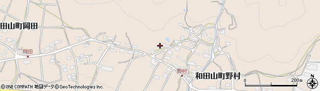 兵庫県朝来市和田山町野村159周辺の地図