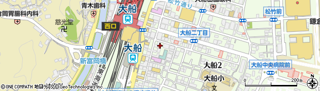 大船歯科医院周辺の地図
