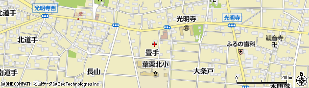 愛知県一宮市光明寺畳手21周辺の地図
