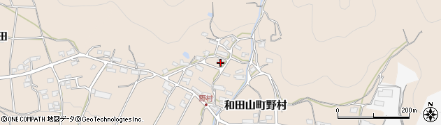 兵庫県朝来市和田山町野村265周辺の地図