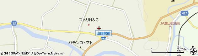 ファミリーマート恵那やまおか店周辺の地図
