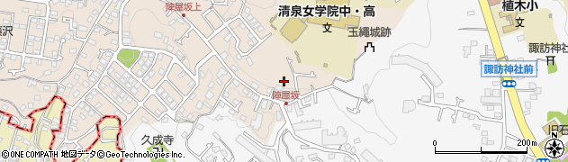 神奈川県鎌倉市城廻335周辺の地図