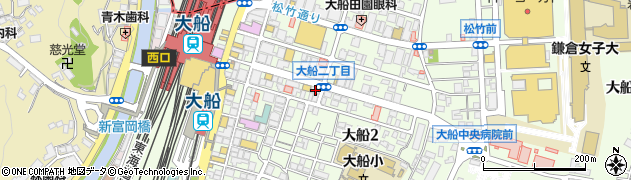 鎌倉誠文堂周辺の地図