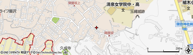 神奈川県鎌倉市城廻352周辺の地図